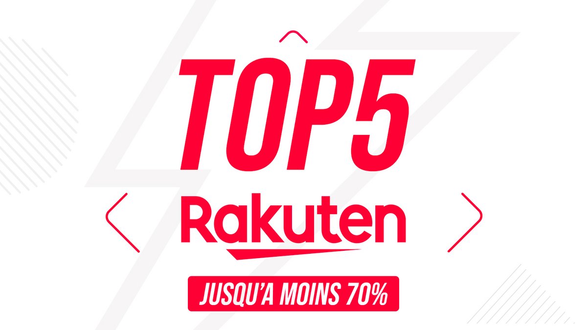 top 5 rakuten soldes