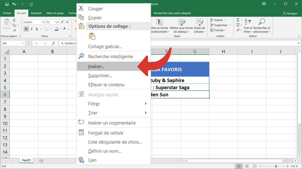 Tuto Excel