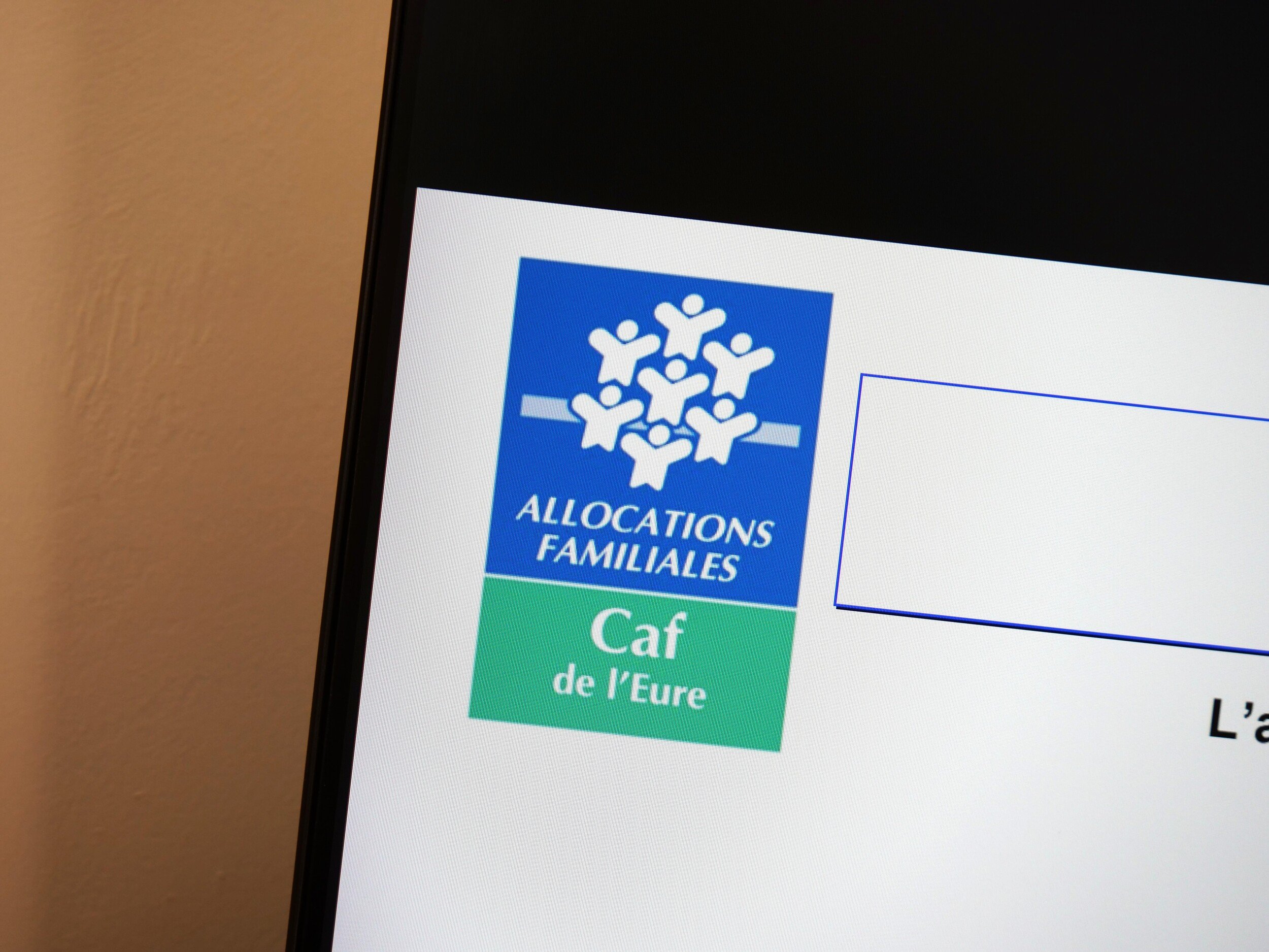 Capture d'écran du logo de la CAF de l'Eure © Alexandre Boero / Clubic