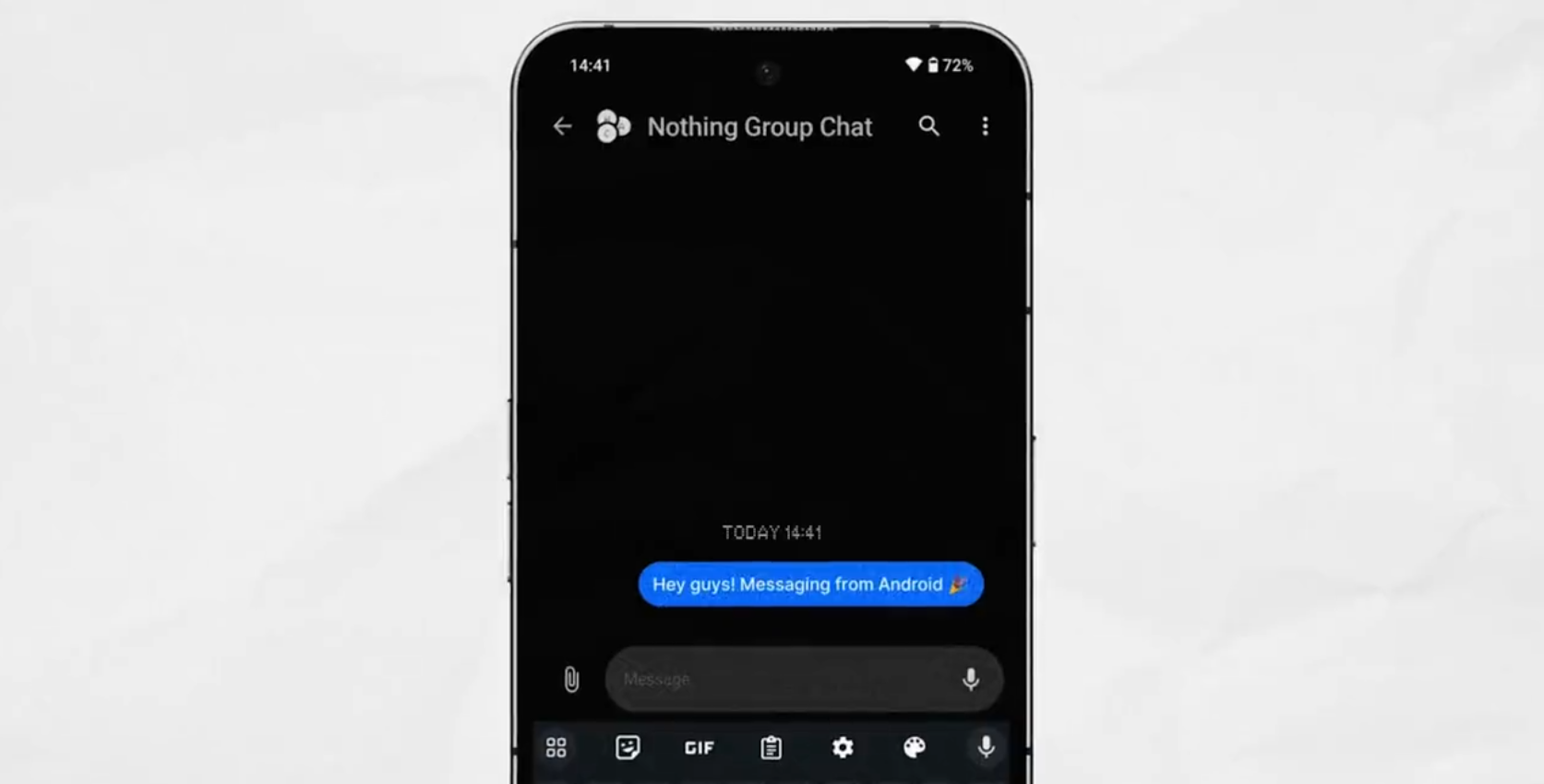 Les « bulles bleues » arrivent enfin sur Android © Nothing