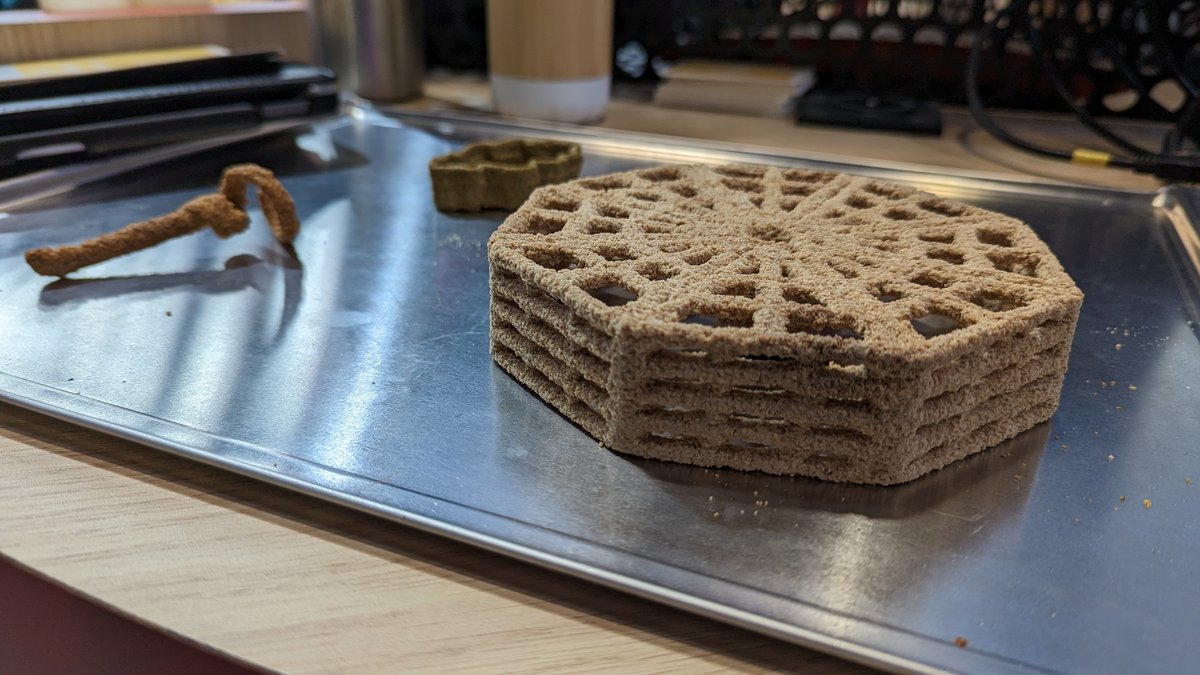 Les pâtisseries peuvent prendre une forme étonnante grâce à l'impression 3D © Alexandre Boero pour Clubic