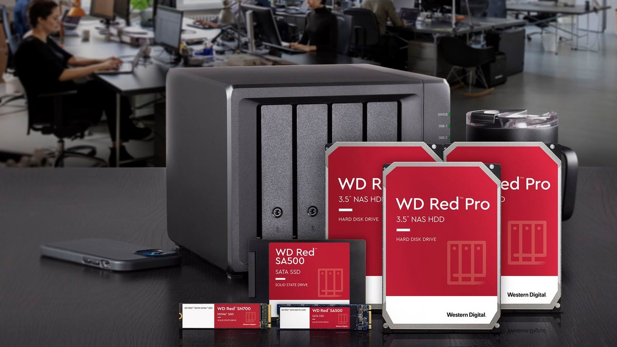 La gamme Red recouvre de nombreux périphériques de stockage pour NAS © Western Digital