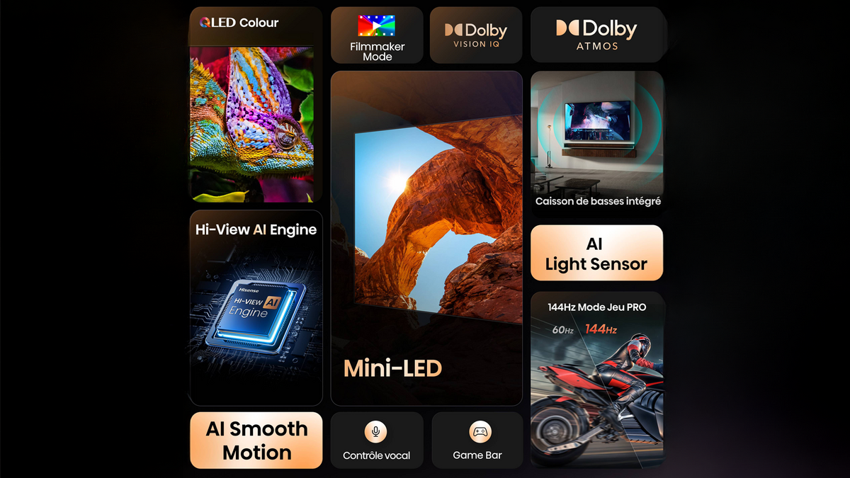 Envie de films de Noël en grand ? Le U79Q passe à un tarif imbattable © Hisense