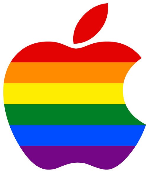 Apple Logo Rainbow