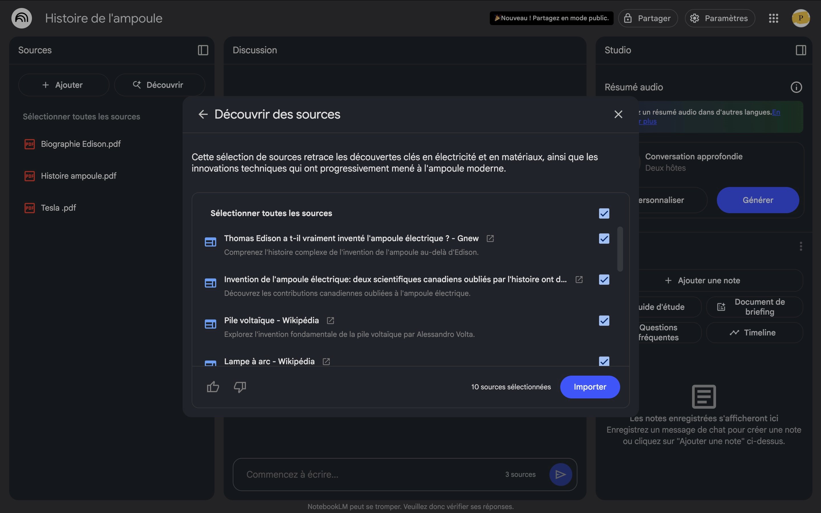 Découvrez de nouvelles sources. ©Google