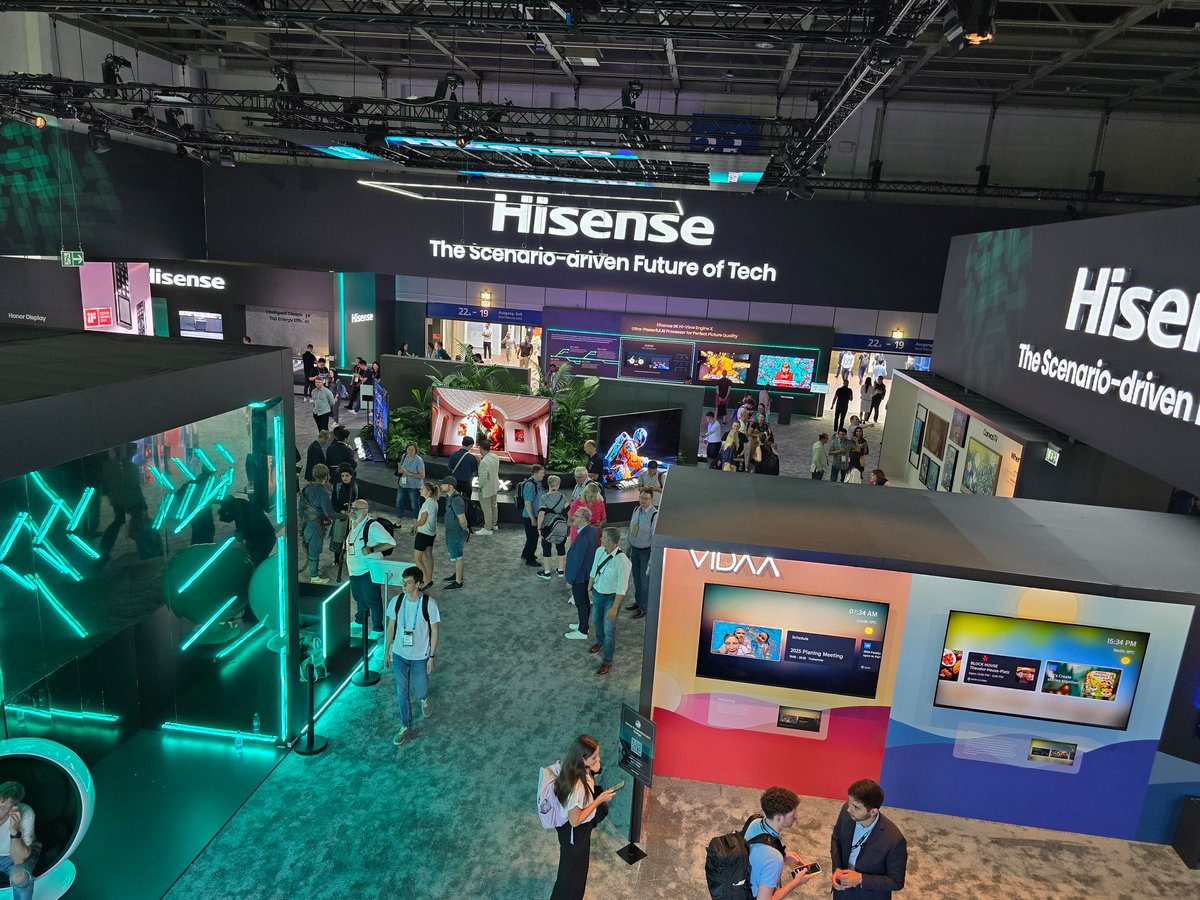 Vue sur le stand d'Hisense à l'IFA 2024 © Matthieu Legouge pour Clubic 