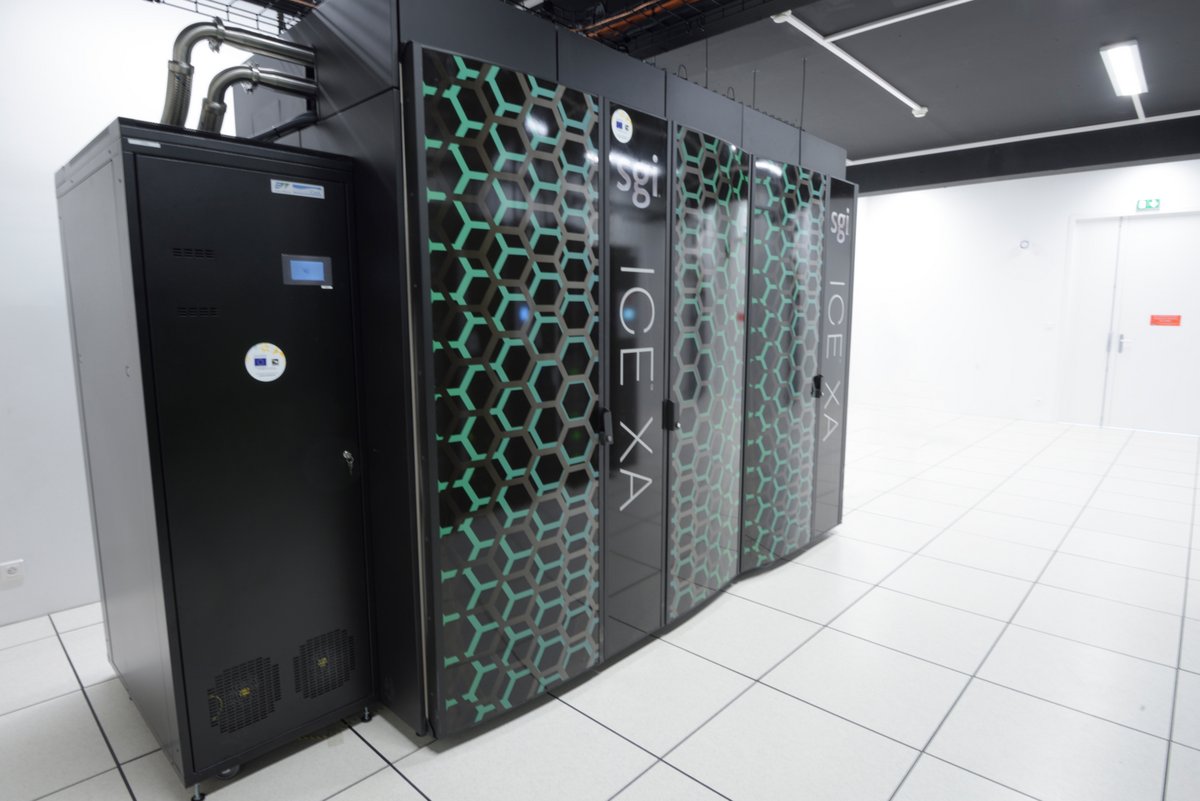 Le cluster HPC (calcul haute performance) de Datarmor, le supercalculateur © Ifremer 