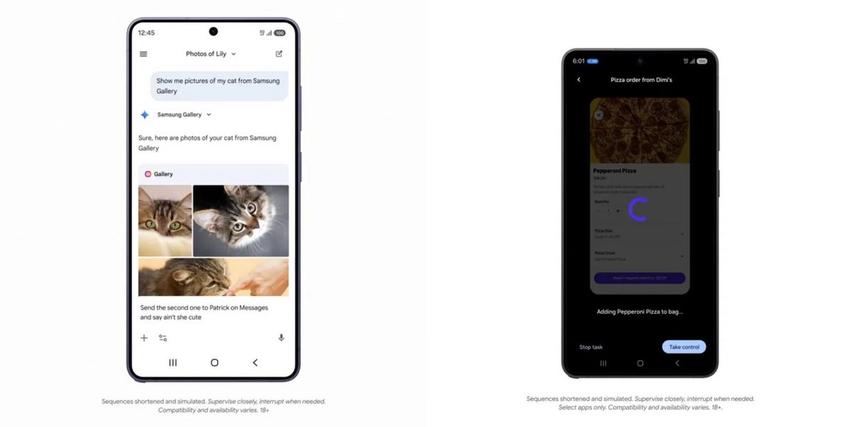  Gemini pourra commander vos pizzas ! ©Samsung