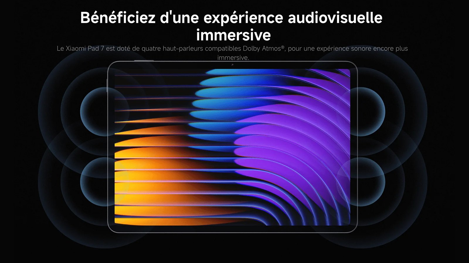 Le Dolby Vision est disponible sur les nouvelles Pad 7 ©Xiaomi
