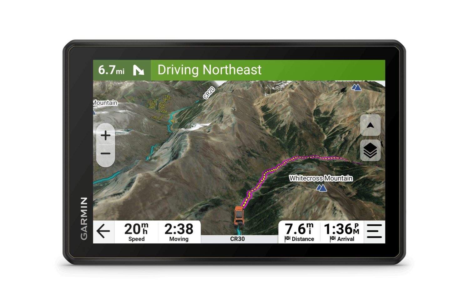 Le GPS offre peut sortir des sentiers battus - © Garmin
