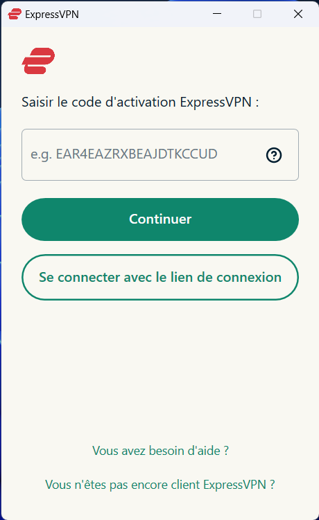 ExpressVPN - Connectez-vous à votre compte