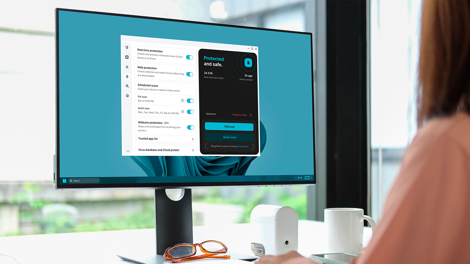 Retrouvez la suite de cybersécurité Surfshark One sur votre ordinateur (macOS, Windows). ©Surfshark