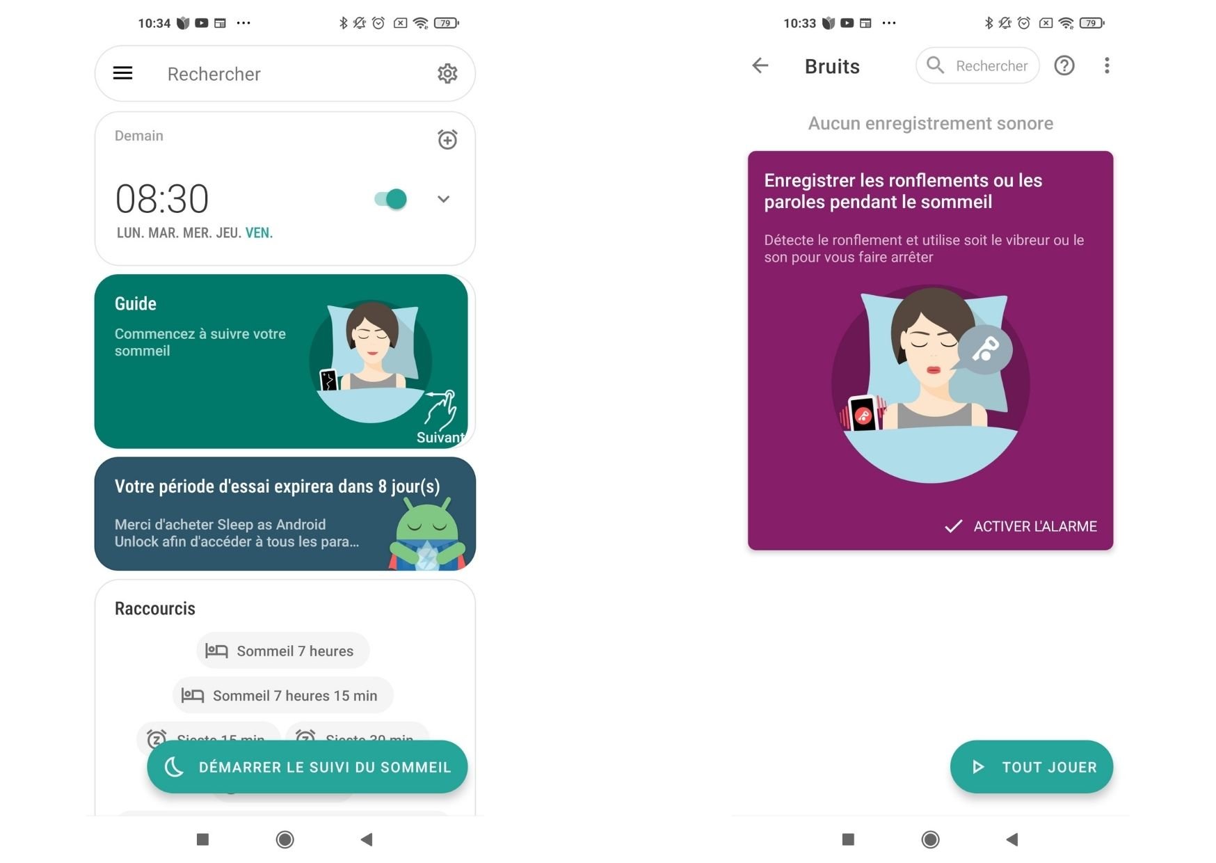 Télécharger Sleep as Android (gratuit) Android - Clubic
