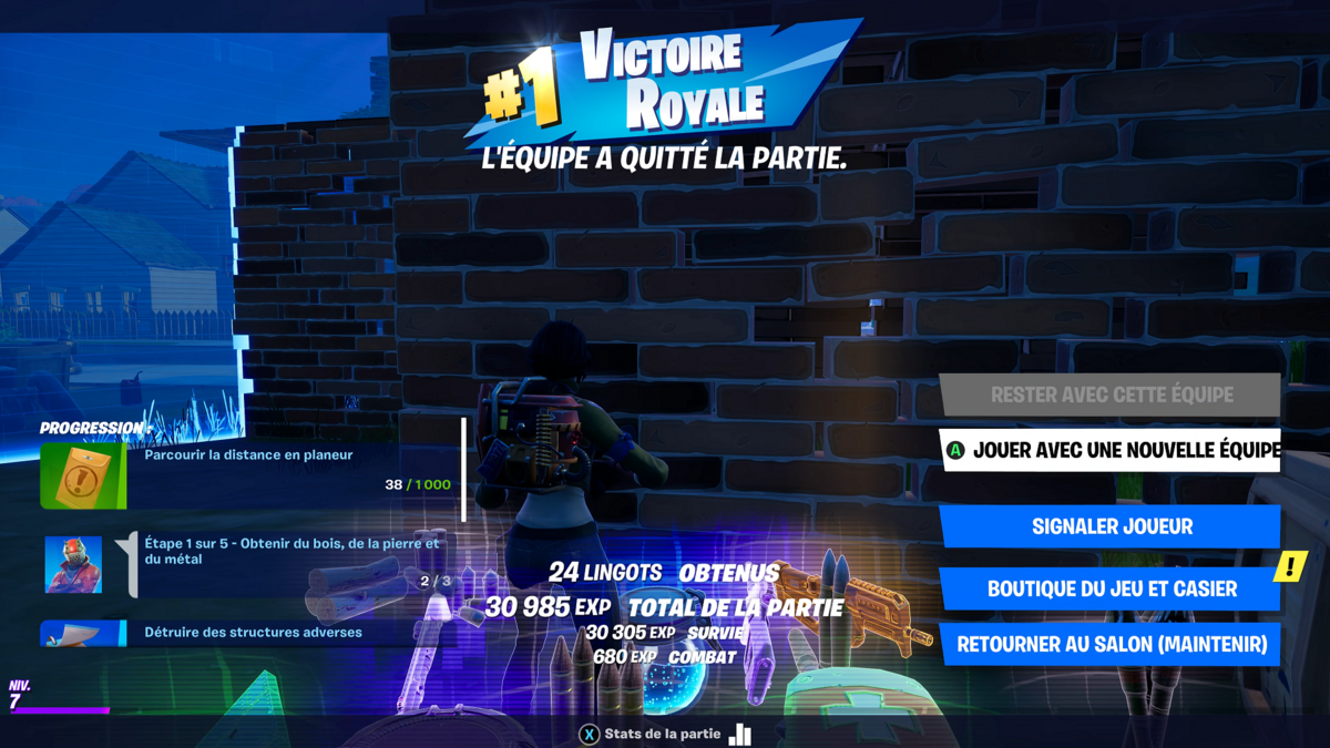 Le cloud gaming via GeForce Now Ultimate n'empêche pas de faire des Top 1 à Fortnite