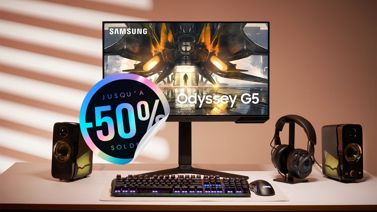 L'écran PC gamer Samsung Odyssey G5