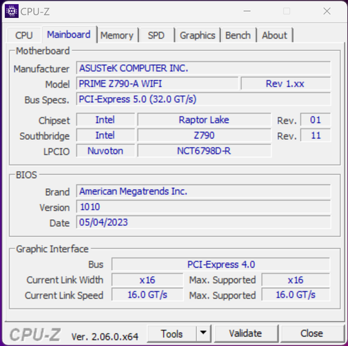 ASUS Prime Z790-A WiFi