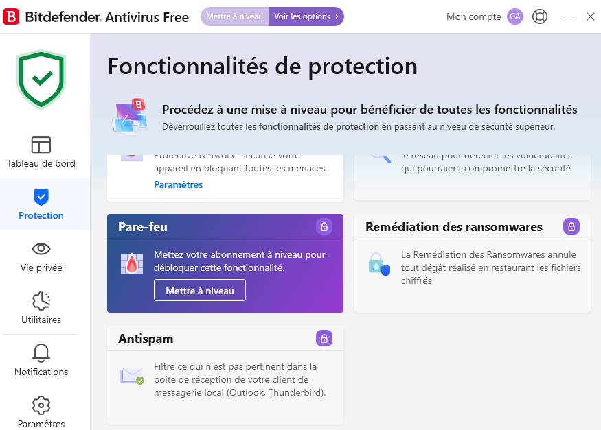 Une protection antivirus totale, sinon rien !