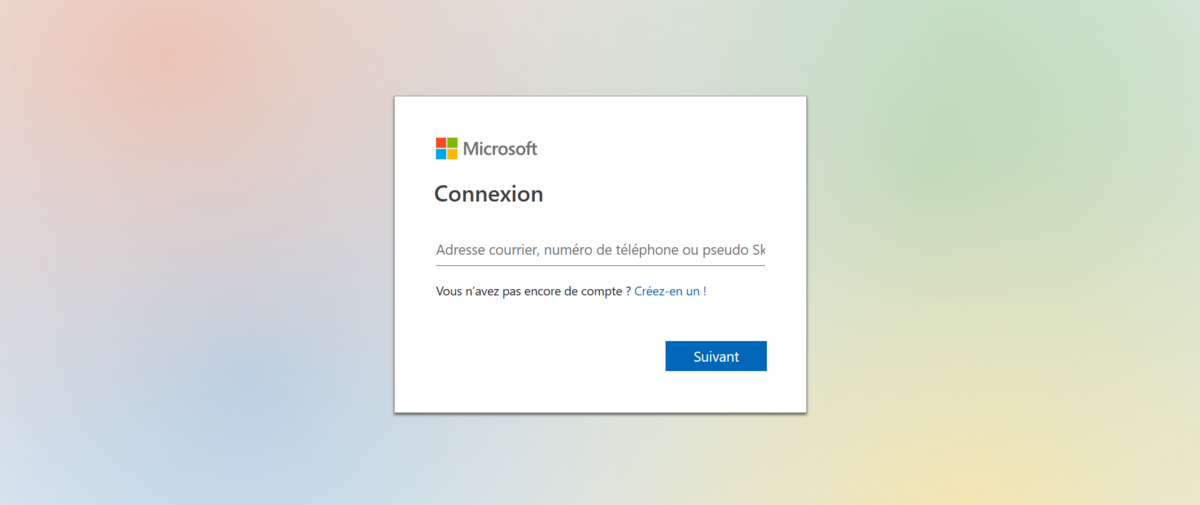 La création d'un compte Microsoft est obligatoire pour utiliser OneNote.