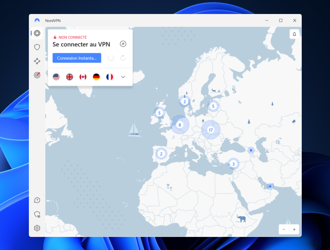 NordVPN sur Windows