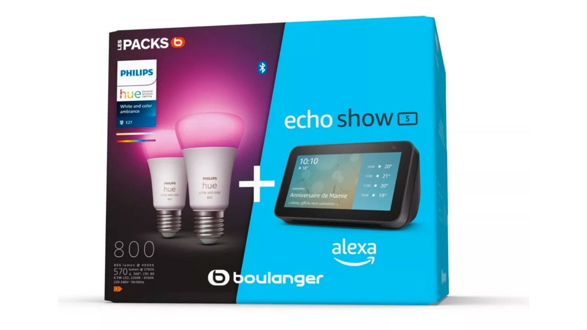 Echo Show 5 + Philips Hue