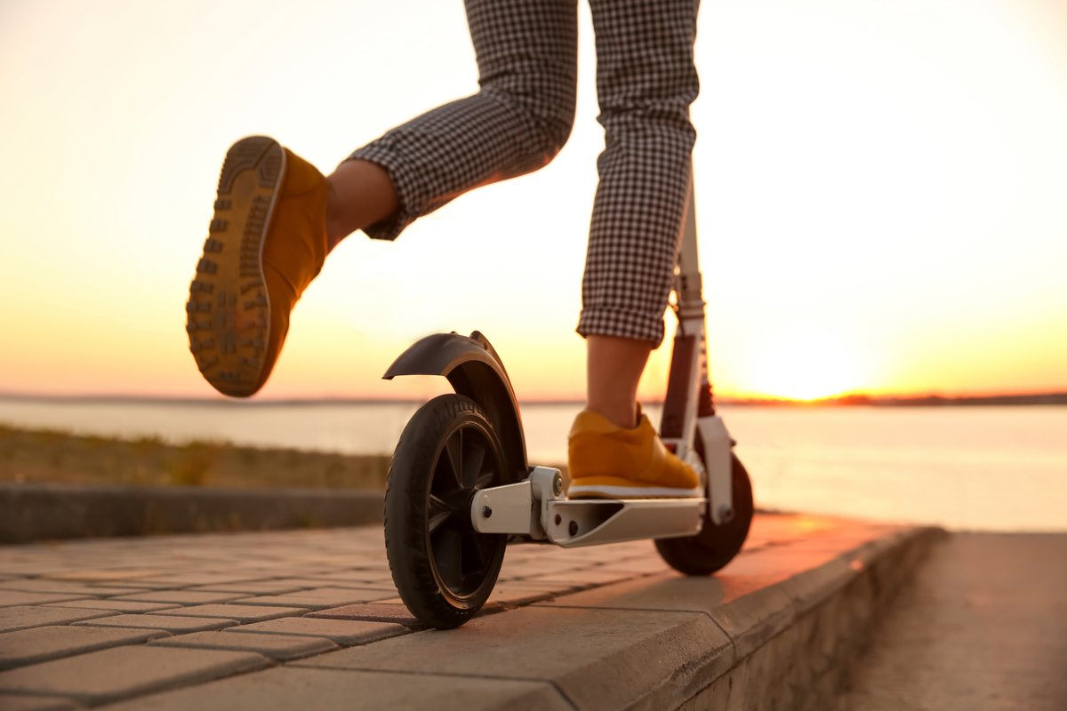 Une trottinette électrique