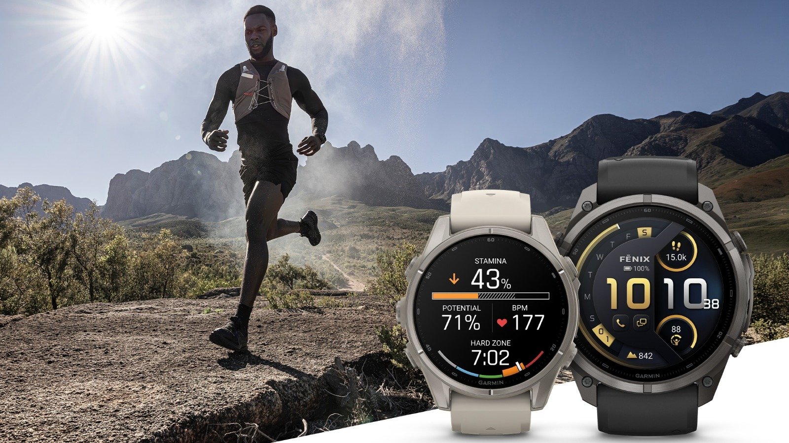 Avec ses nouvelles Fenix, le chantre du GPS pousse toujours plus loin l’autonomie et la connexion hors réseau téléphonique des montres connectées pour sportifs et baroudeurs. ©Garmin