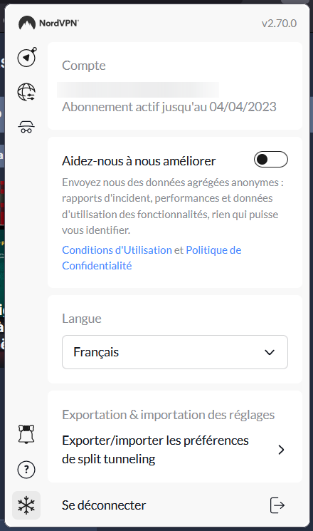 NordVPN - Firefox