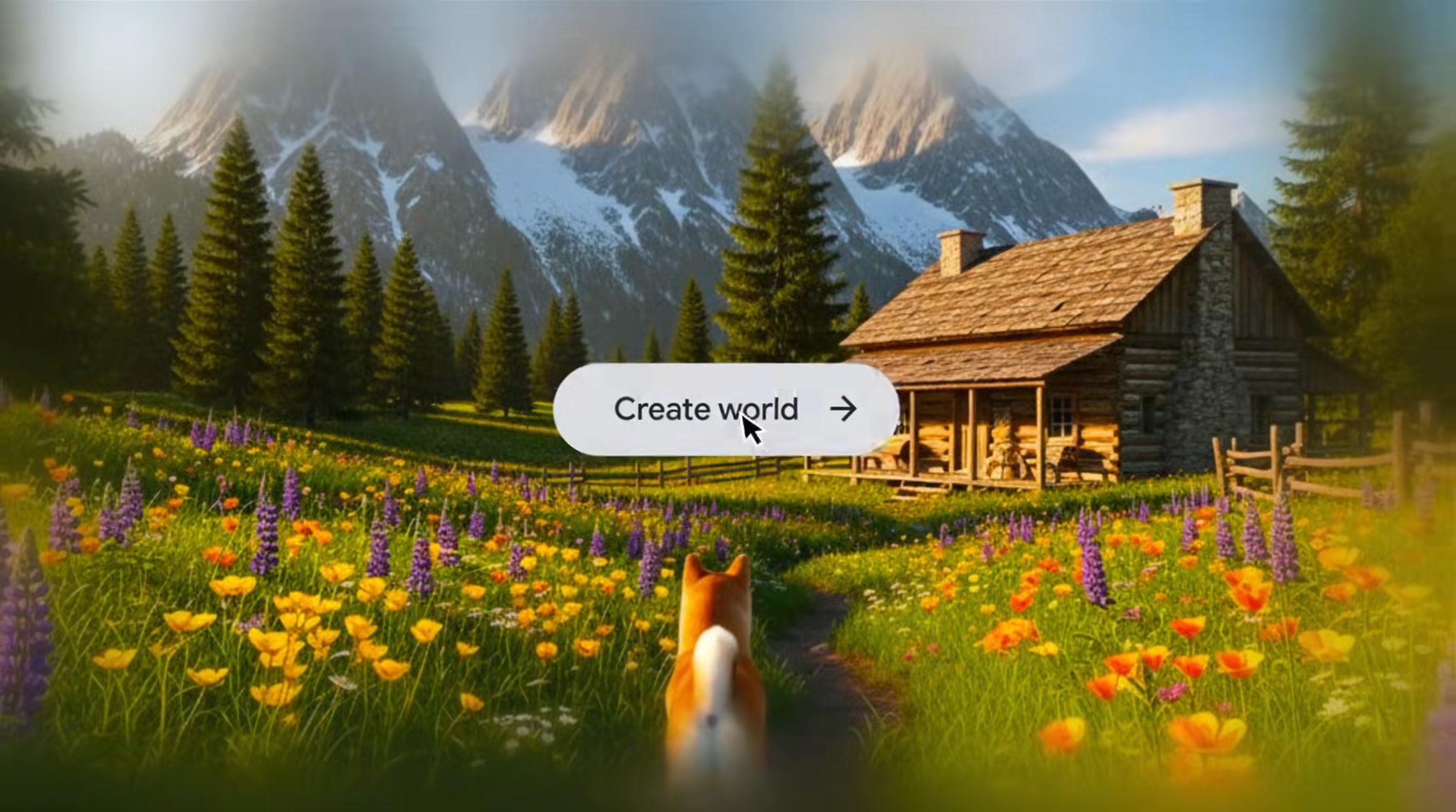 Google dévoile Projet Genie, un générateur de mondes boosté à l'IA. ©Google