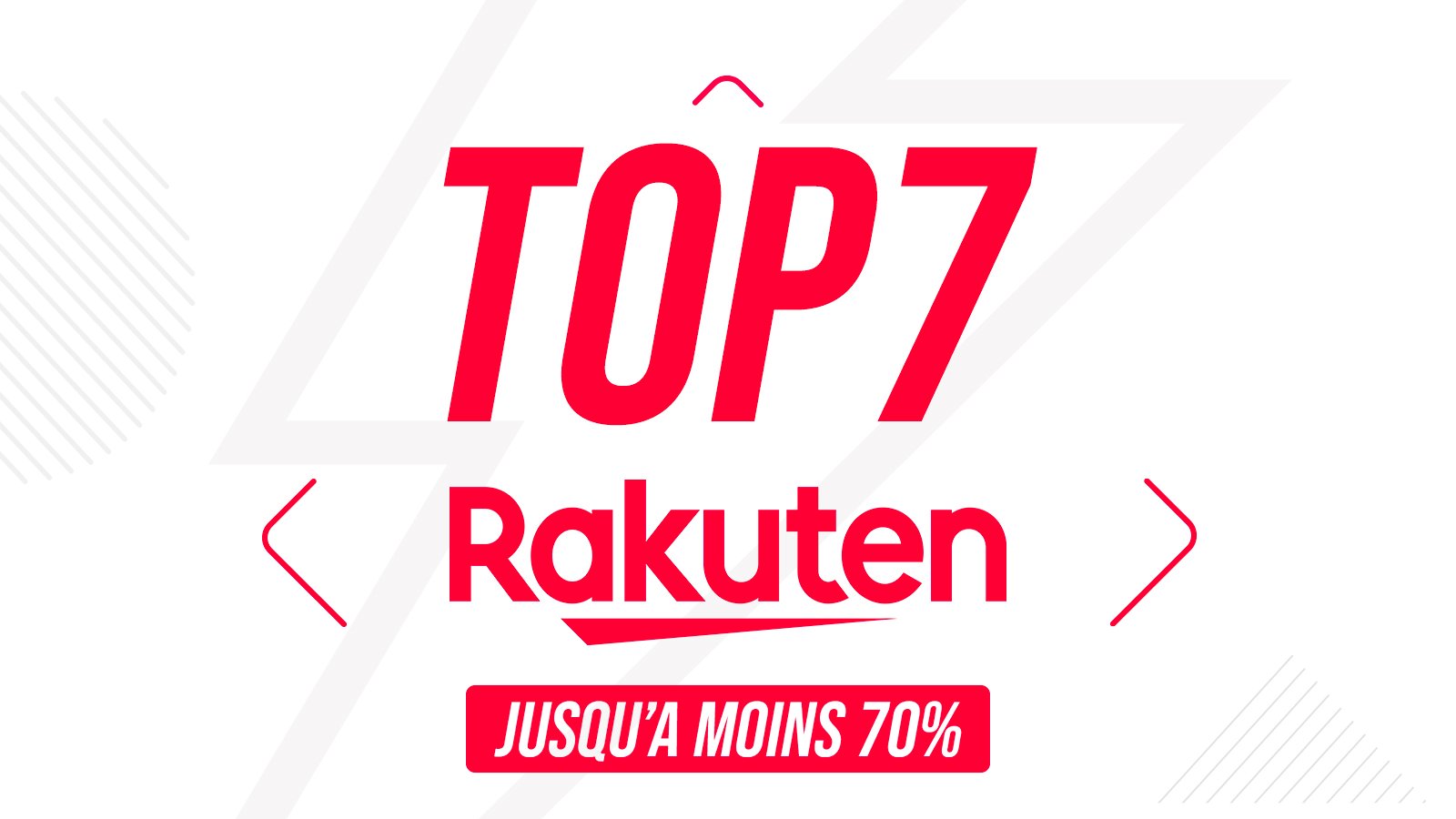 top 7 rakuten soldes