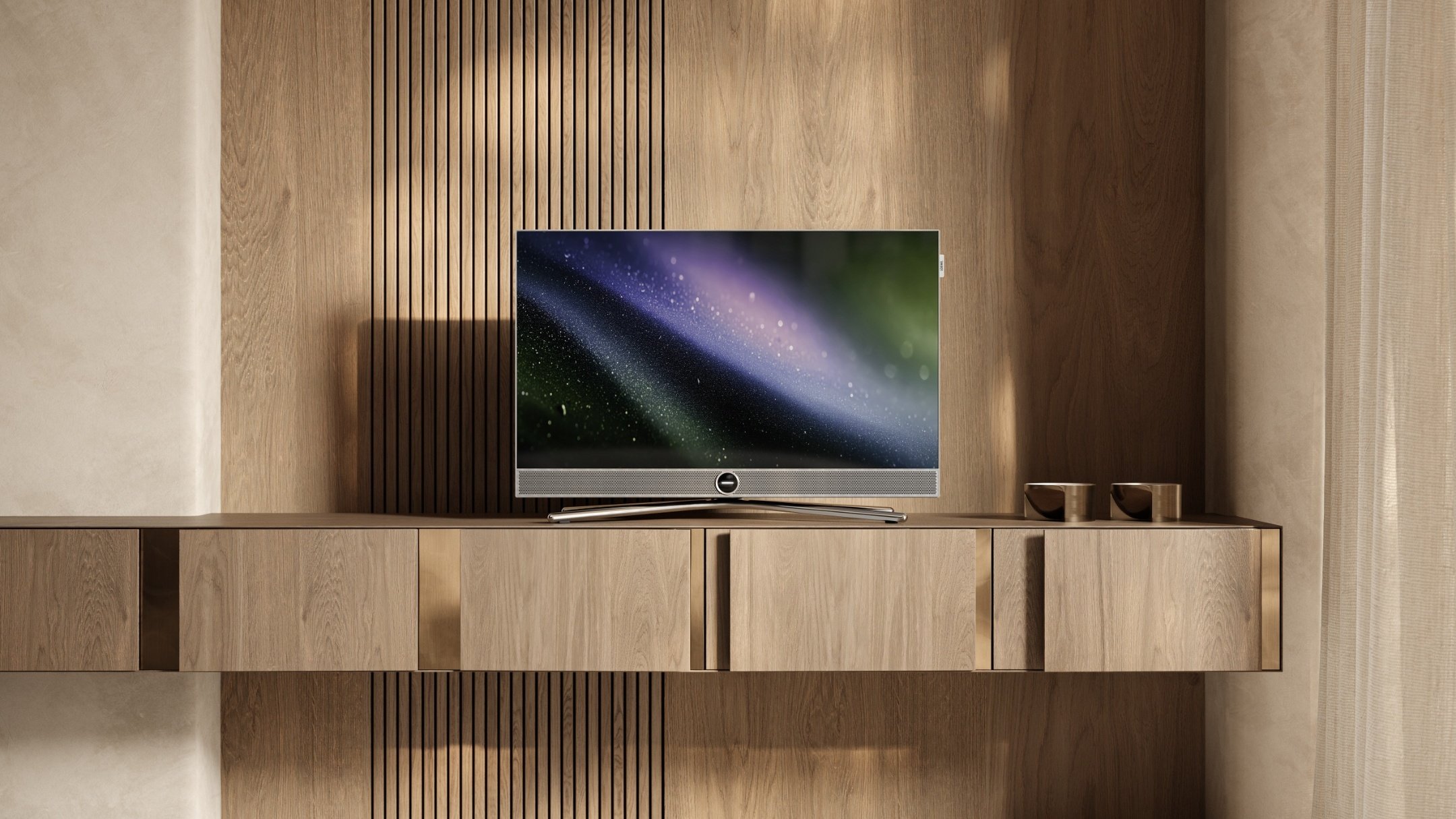 Avec Vega, Loewe sort une série de téléviseurs un minimum ambitieuse malgré son caractère compact. © Loewe