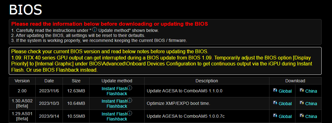 Un BIOS 2 Mo plus imposant que le précédent © ASRock