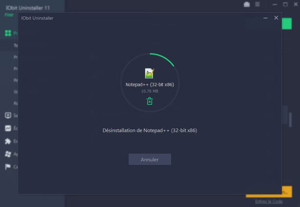 IObit Uninstaller surveille en temps réel les installations, traque tous les composants ajoutés et permet une désinstallation groupée et complète pour garder le système propre et optimisé - © IObit
