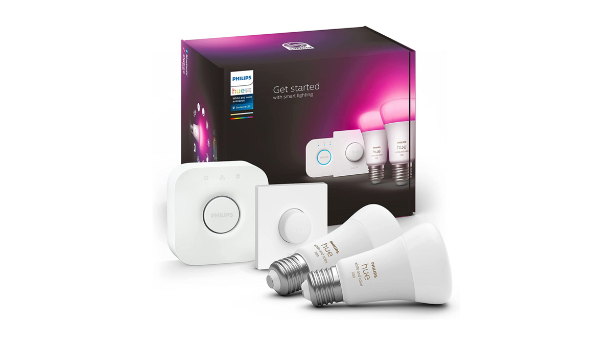 Pack Philips Hue ampoules x 2 + pont + interrupteur