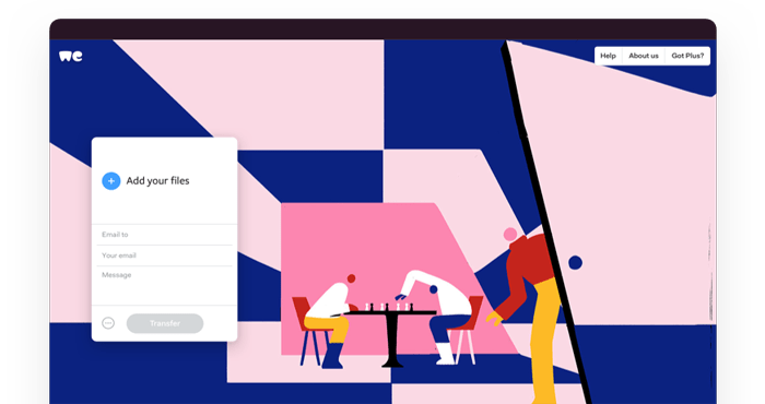 WeTransfer pour envoyer de gros fichiers - Avis Clubic