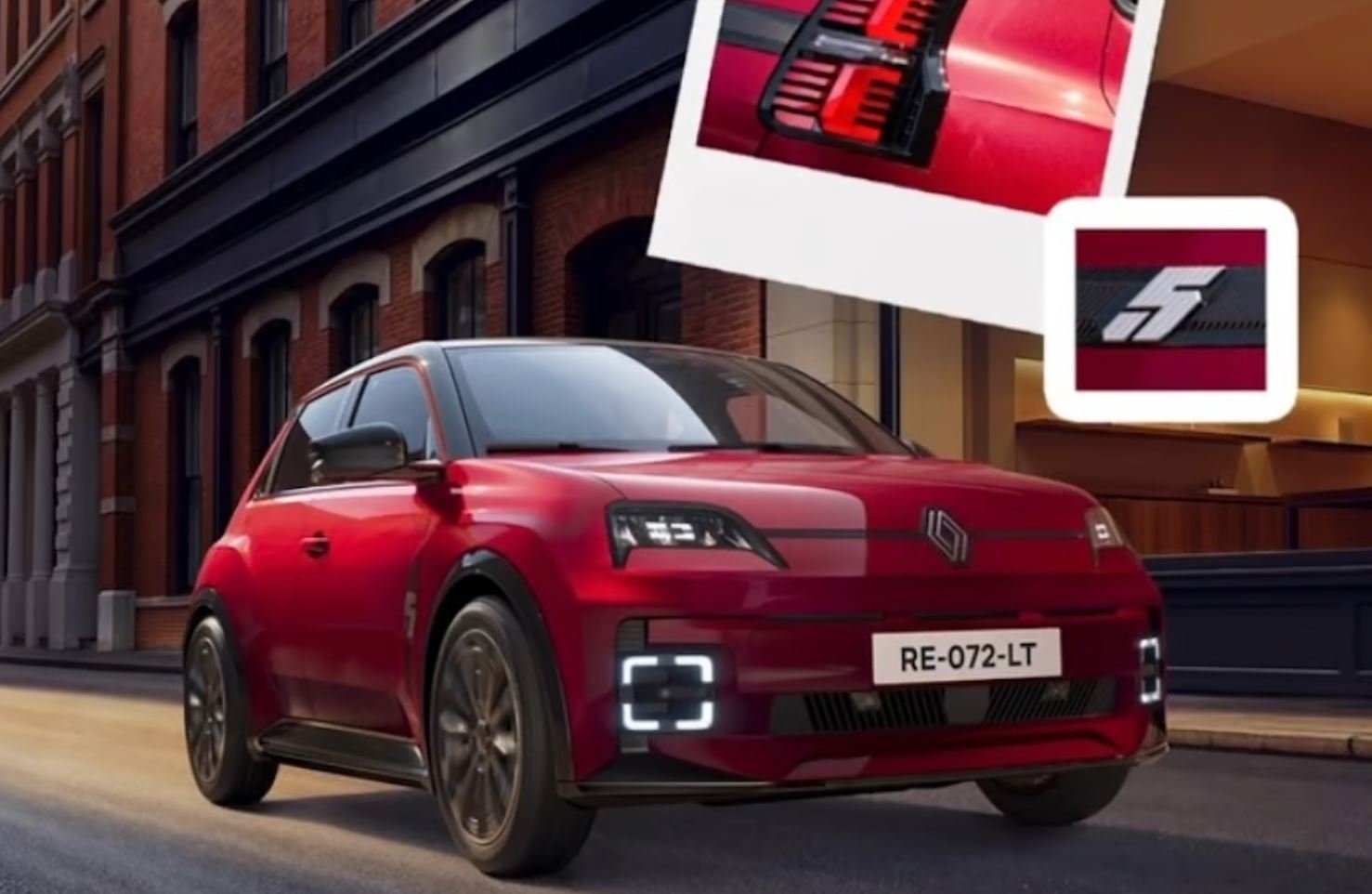 La teinte Rouge Flamme arrive "prochainement" au sein de la gamme R5. ©Renault