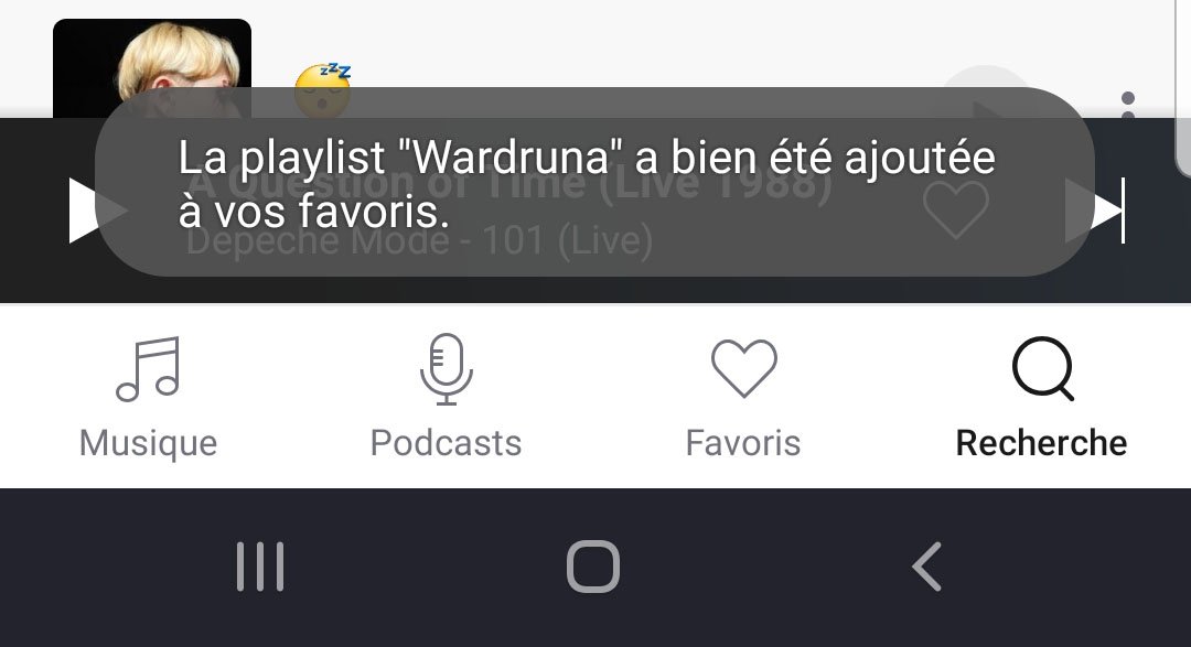 favoris Deezer