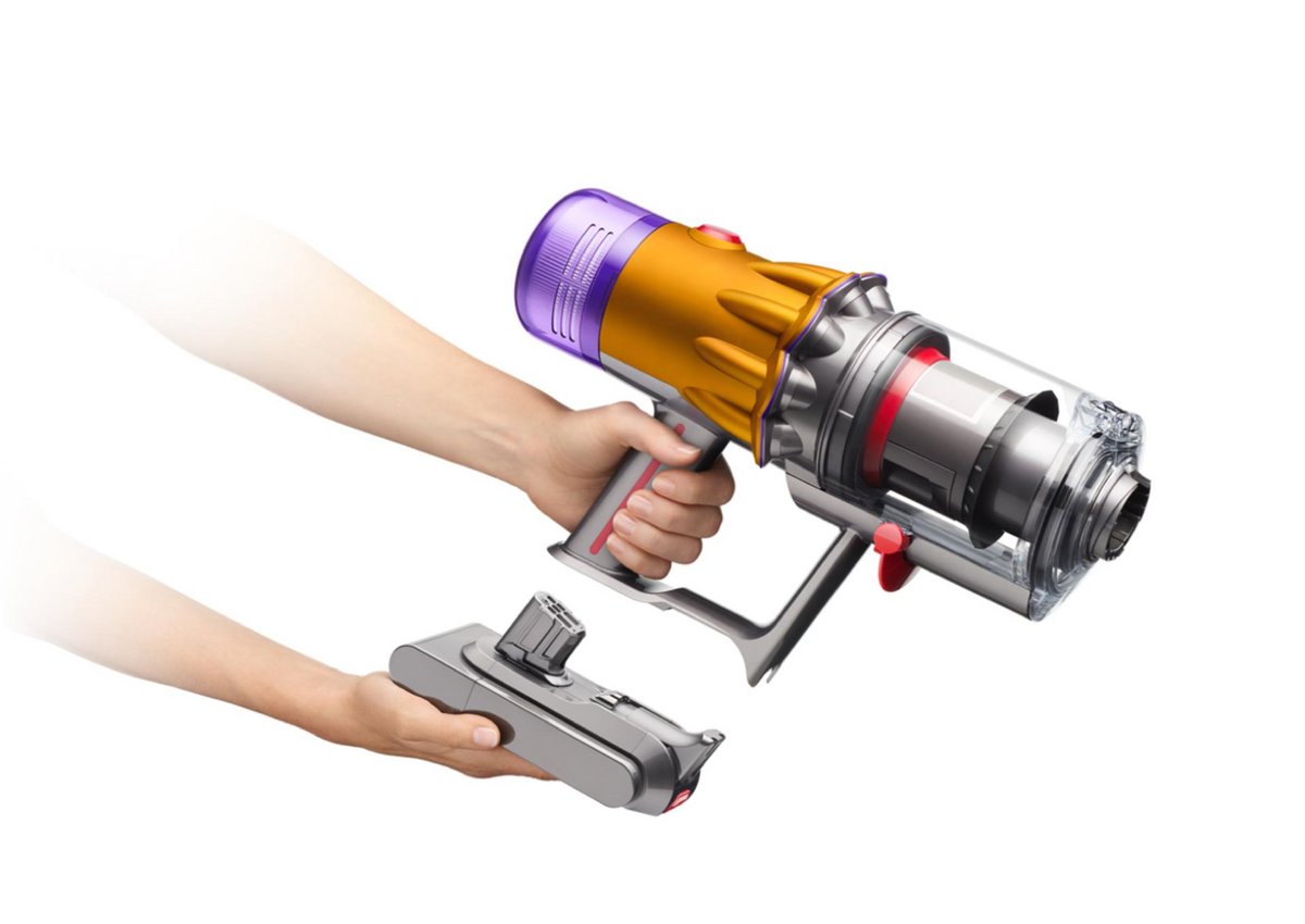 La plupart des aspirateurs sans fil Dyson disposent d'une batterie amovible, donc remplaçable © Dyson