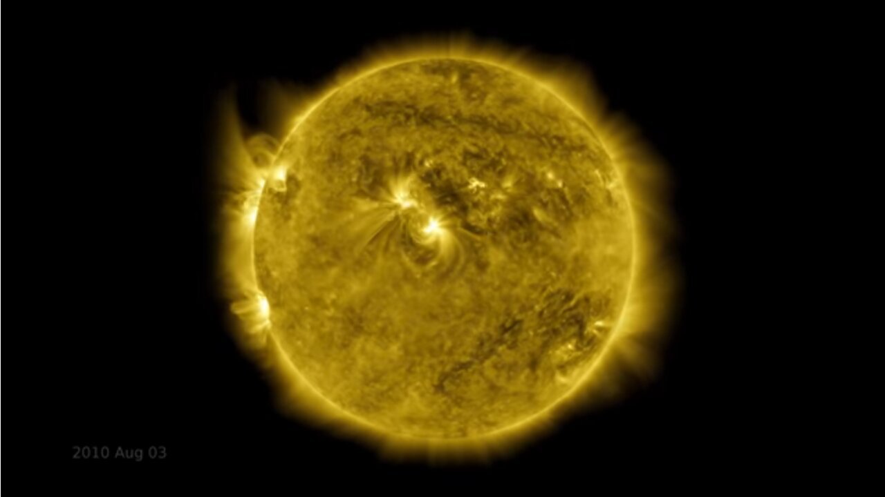 Notre étoile, qui est parfois de fort mauvaise humeur © NASA