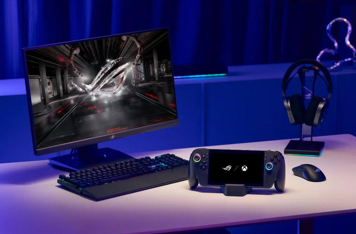 LA ROG Xbox Ally X dans un environnement coordonnée ! ©ASUS