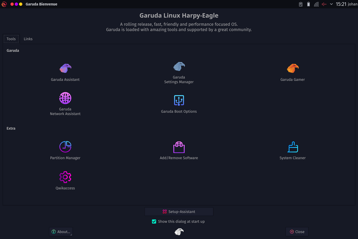 Garuda Linux Assistant