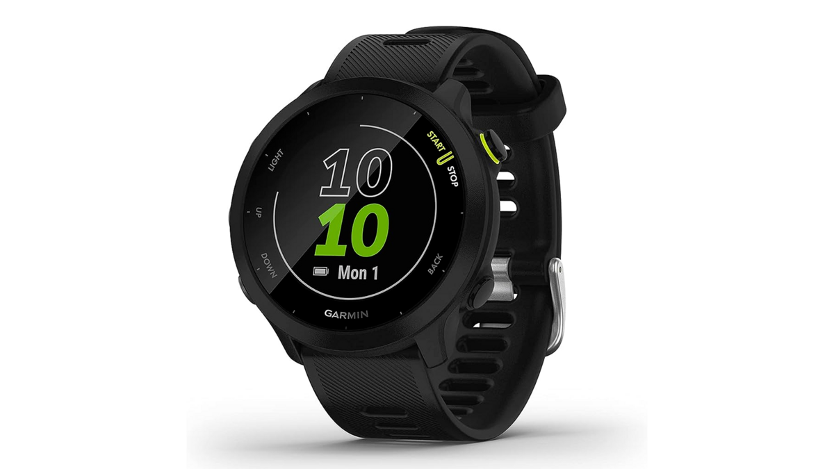 La montre connectée Garmin Forerunner 55 remplie d'outils pour la course à pied