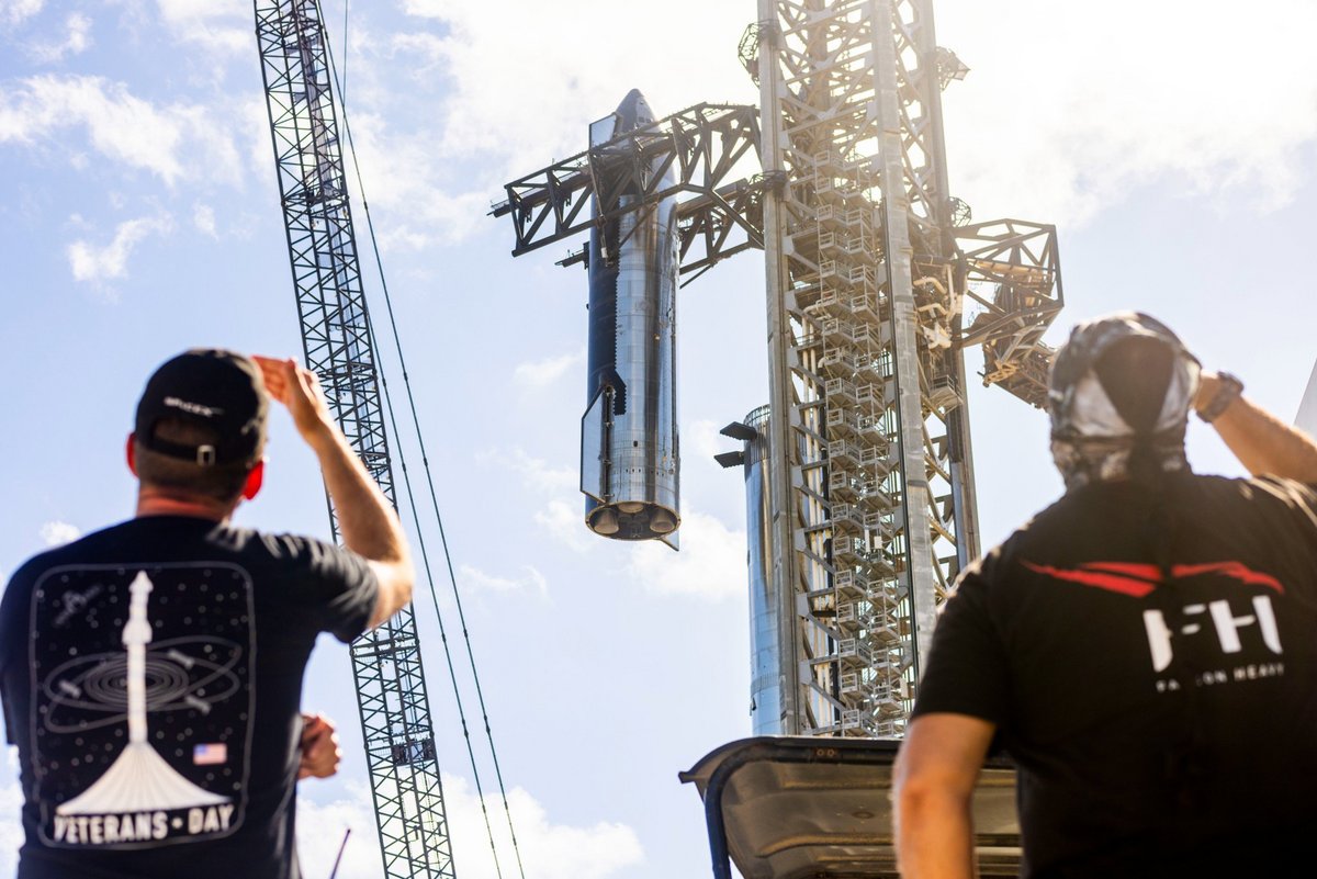 Le vol 5 du Starship SN30 en préparation du côté de SpaceX © SpaceX