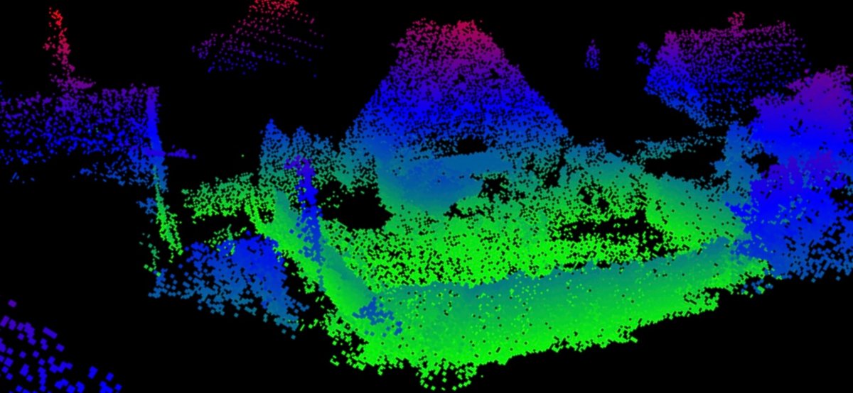 La cartographie 3D du LiDAR modélise tout le quartier © Marc Beekenkamp pour Clubic 