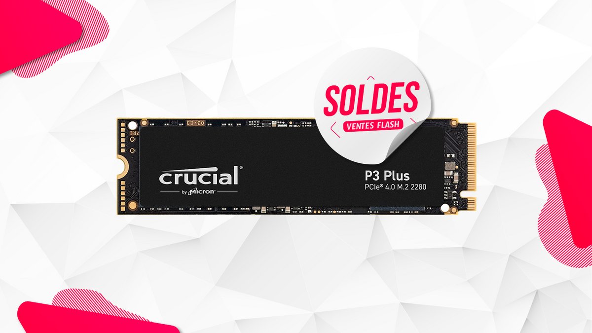 Crucial P3 Plus 4 To soldes