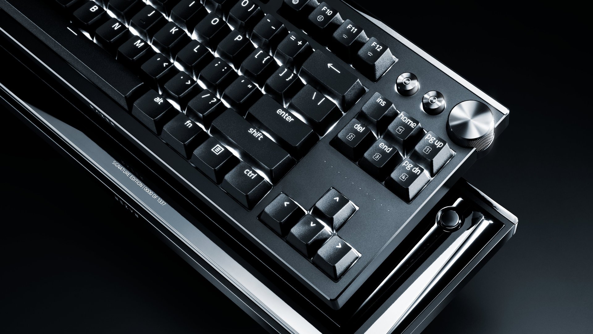 Touches PBT double shot et molette multifonctions restent de mise. © Razer