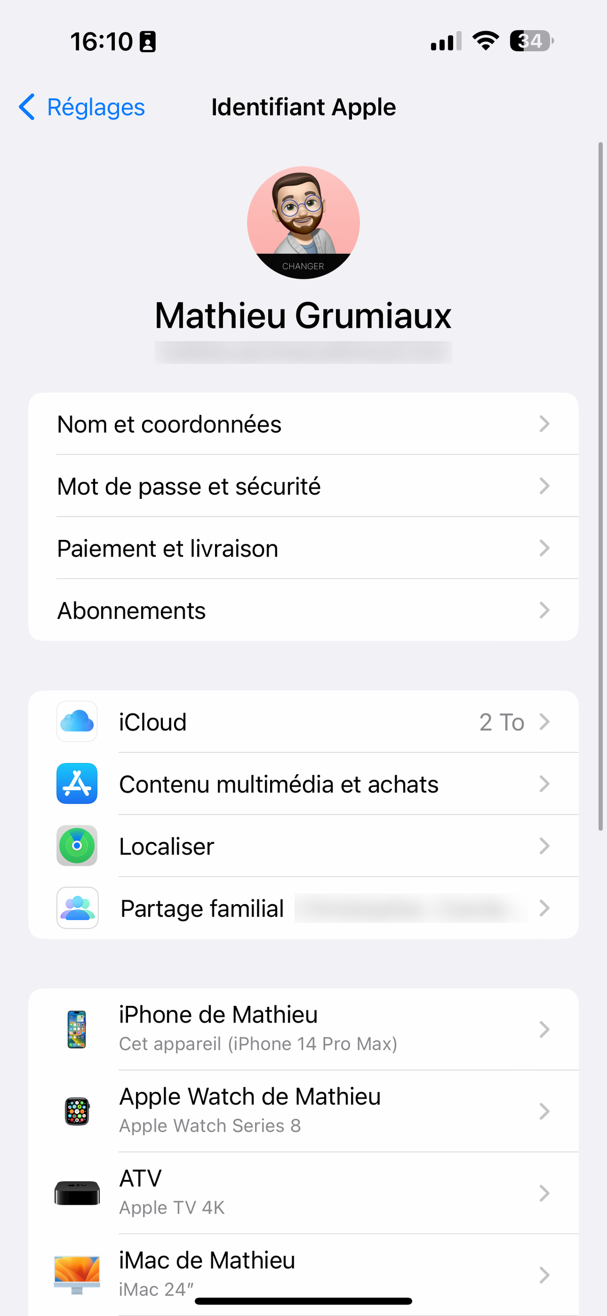 Sauvegarde iPhone iCloud