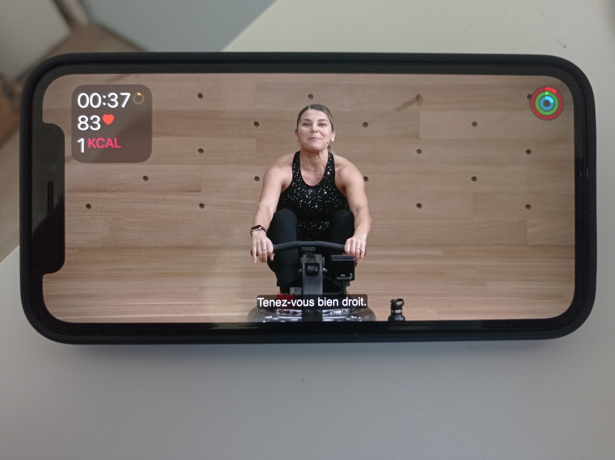 Fitness+ s'appuie sur du coaching vidéo. © Apple