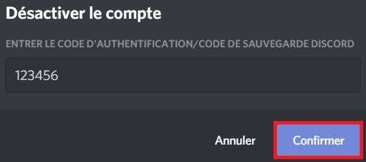 tuto discord désactiver compte 3