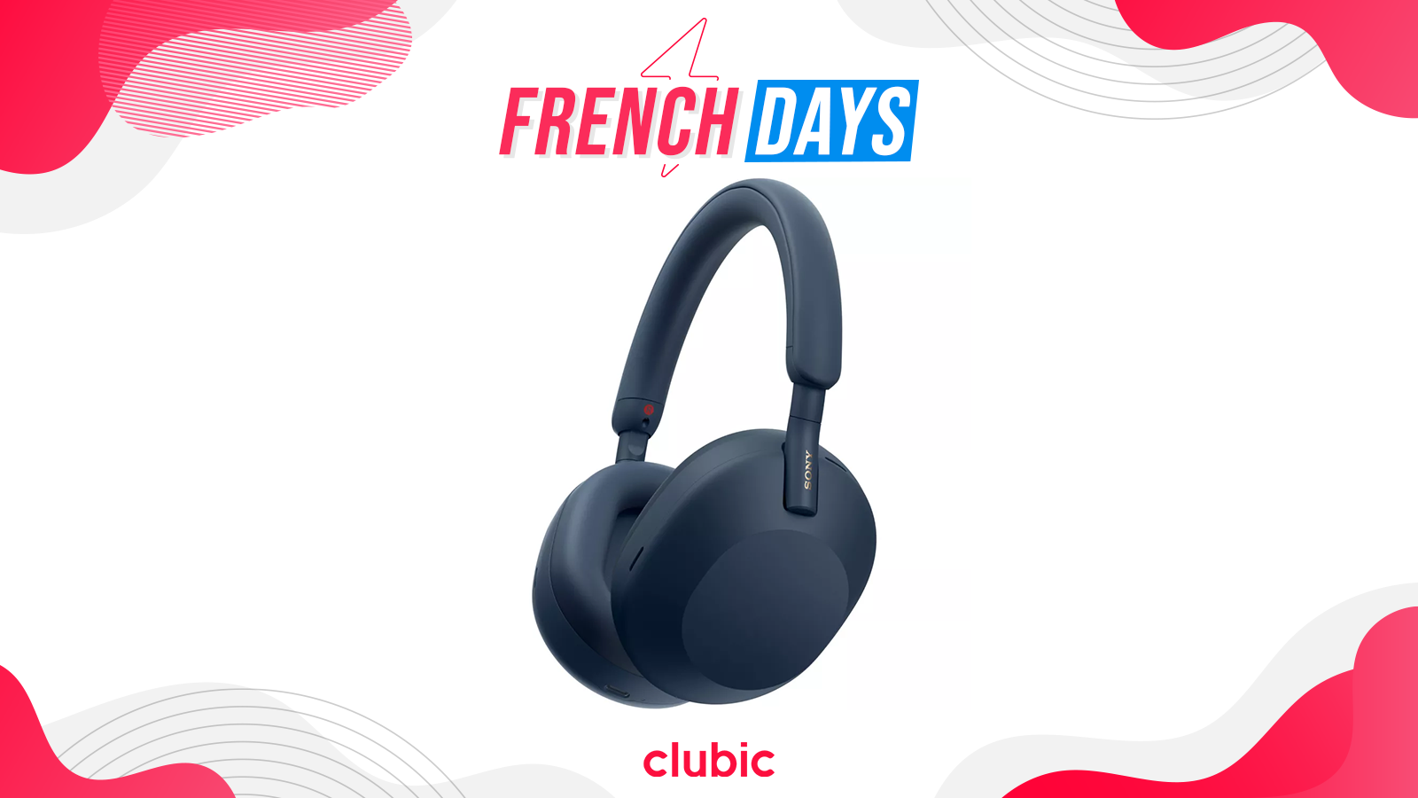 Le casque Sony WH-1000XM5 en promo pour les French Days