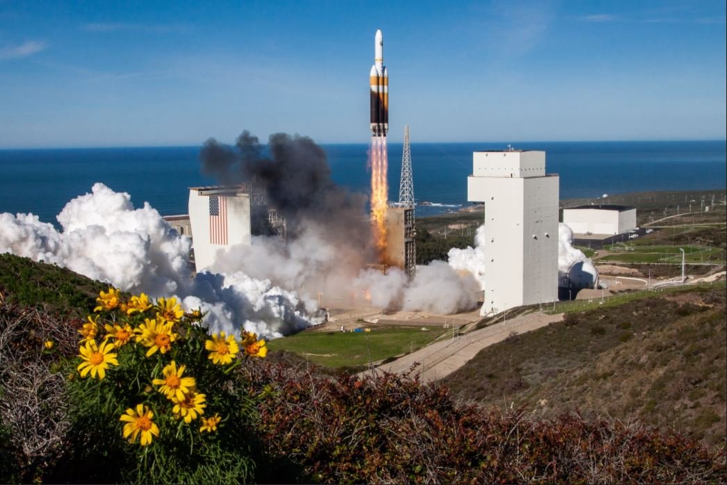 Évidemment quand ça se dégage, le site est de toute beauté © United Launch Alliance